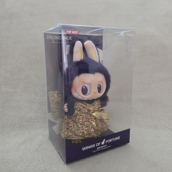 💜Authentic Pop Mart, Labubu X Pronounce - Wings Of Fortune Vinyl Plush - Picture 3 of 9
